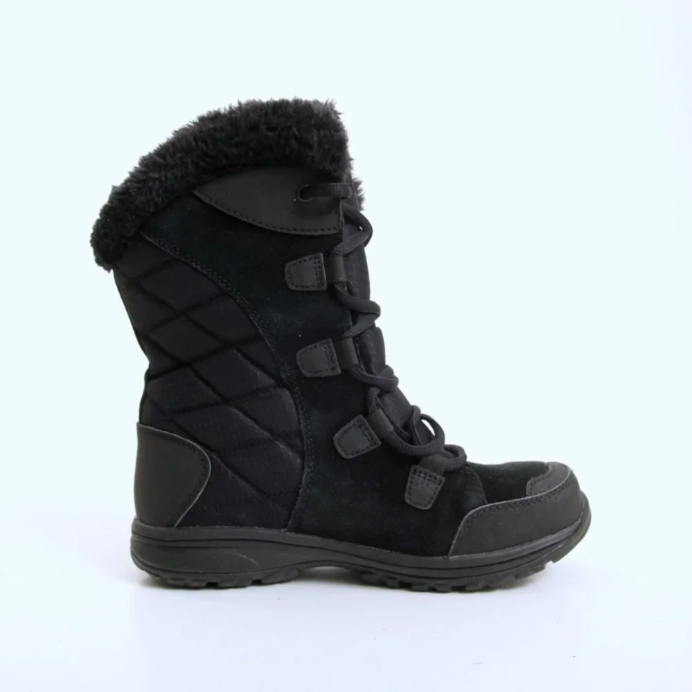Columbia Ice Maiden‎ II Waterproof Boots in Black Women Size 6